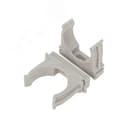 Крепеж-клипса для трубы 32 мм серая (10 шт./уп.), 28-0132-4 REXANT