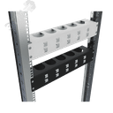 Кабельный организатор для 19-дюймового оборудования RS52 2U RAL7035 УЗОЛА