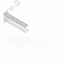 Консоль двойная 85х80 L300 (s:2) П-образная усиленная Сендзимир цинк