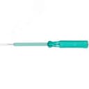 Отвертка индикаторная, зеленая ручка, 100-500 В, 190 мм