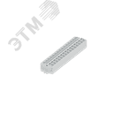 Клемма TB 2-2 с бок. подключ. с крепеж.фланцами 254, светло-серый. 254333 SUPU