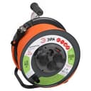 Удлинитель силовой RMx-4es-3x2.5-40m-IP44 на металлической катушке с заземлением с выключателем 4 розетки 40м ПВС Б0052921 ЭРА