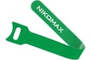 Стяжка-липучка с мягкой пряжкой, 10 шт., зеленая NIKOMAX NMC-CTV290-20-HB-GN-10