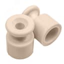 Изолятор для наружного монтажа, пластик, цвет песочное золото (100 шт/уп)