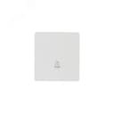 Выключатель ROUND одноклавишный возвратный 10А скрытой установки механизм перламутр