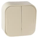 Переключатель двухклавишный Legrand 782236