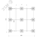 Опорная конструкция для установки оборудования TECHNORAPTOR FOOT 2500х2500