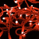 Гирлянда НИТЬ NeonNight flashing 10 м белый ПВХ 100 LED Красные 230В 305262