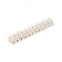 Колодка клеммная винтовая KВ-10 (4-10 кв мм), ток 10 A, полиэтилен белый (ЗВИ), REXANT