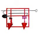 Щит пожарный ЩПО-К открытый ПРЕСТИЖ укомплектованный (полотнище 2х1,5м, лом, багор, топор, лопата, 2 ведра) Пожтехника Центр