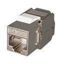 Keystone Jack 8P8C (RJ-45) FTP Cat.5e заделка без инструмента 180° (DIY)