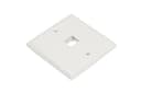 Панель лицевая для 1 вставки Hyperline FP-E-1-WH