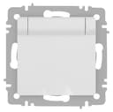 Розетка 1-м СП Accent 6-203-01М 16А IP20 250В 2P+E Schuko с крышкой бел. матов. Intro Б0063713