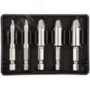 Экстракторы для болтов и шпилек усиленные, HSS сталь, 5 шт