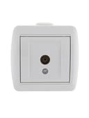 Розетка телевизионная оконечная TV ОП Nata бел. LEZARD 710-0200-130