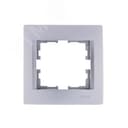 KARINA Рамка 1-ая горизонтальная б/вст матовое серебро (20шт/240шт)