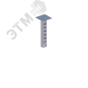 Стойка кабельная потолочная сдвоенная К1150П2ц УТ1,5 (s=2,5мм, s1=5,0мм) СОЭМИ