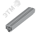 Клемма TB 2-2 на DIN-15, фронт.подключение, сечение 2,5 мм. кв., серая 254391 SUPU