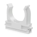 Крепёж-клипса для труб Полистирол белая d32 мм (25шт/500шт уп/кор) Промрукав