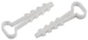 Дюбель-хомут 5-8мм для плоского кабеля NO-224-562 бел. (уп.10шт) Эра Б0066274