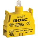 Контактный блок с клеммными зажимами под винт со светодиодом на 220В DKC ALVL220