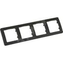MASTER Рамка на 4 поста, черный