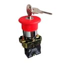 Кнопка LAY5-BS142 красная с ключом Гриб 22мм 240В IEK BBG50-LAY5-K04 (20 шт/уп)