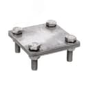 Зажим полоса 40 - полоса 40 (3 пластины 70x70мм) Ni PROxima EKF