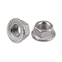 Гайка шестигранная с фланцем М6 DIN 6923 оцинк. (пакет) (уп.200шт) Tech-Krep/Zitar 141611