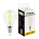 Лампа светодиодная Feron LB511 Шарик E14 11W 2700K 38013