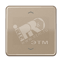 Клавиша для одинарной кнопки BCU  золотая бронза