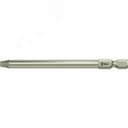 Бита 3867/4 TS TORX BO с отверстием под штифт нержавеющая сталь хвостовик 1/4 E 6.3 TX 30X89 мм