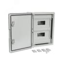 Корпус пластиковый распределительный ЩРН-24 IP65 серая дверь 400х300х170 Промрукав