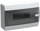 Корпус ЩРН-П-12 UNION Compact IP41 черн. прозр. дверь пластик. IEK UIC-KP12-N-12-41-K01