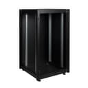 Шкаф нап. 19", 20U 600х600, перед. дв. мет, задн. стен., мет, чер. Datarex DR-710001