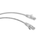 Патч-корд FTP, категория 5е, 1 м, LSZH, экранированный, серый Cabeus PC-FTP-RJ45-Cat.5e-1m-LSZH