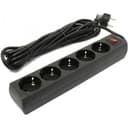 Сетевой фильтр Defender ES Black 3m