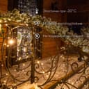 Гирлянда НИТЬ NeonNight 10 м черный ПВХ 100 LED Белые соединяется 230В 305175