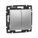 Переключатель двухклавишный Legrand 770108