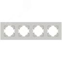 Рамка City 4-местная, жемчуг GUSI Electric