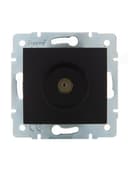 Розетка телевизионная оконечная TV СП Karina механизм черн. бархат LEZARD 707-4288-130