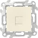 Розетка RJ45 кат 5e UTP, слоновая кость Simon