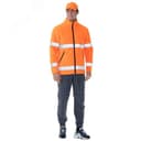 Куртка флисовая сигнальная Люменар, цвет флуоресцентно-оранжевый, р. 88-92/182-188