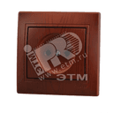 Мира Розетка без заземления керамика вишня Lezard