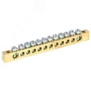 Шина PEN "земля-ноль" 6х9 мм 12х2 (12 группхкрепеж по краям), REXANT