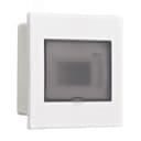 Корпус пластиковый навесной с прозрачной дверью 1 ряд 6 модулей IP41 ЩРН-П