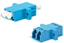 Адаптер оптический проходной синий Hyperline FA-P11Z-DLC/DLC-N/WH-BL