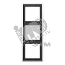 Рамка 3-я для горизонтальной/вертикальной установки Серия- LS990 Материал- металл Цвет- алюминий JUNG