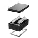 Коробка огнестойкая для кабель-канала 40-0460-FR6.0-4 Е15-Е120 RAL9005 85х85х45 (44 шт/кор)