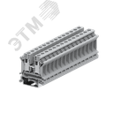 Клемма SUK 1-1 винтовая, сечение 10 мм. кв., серая